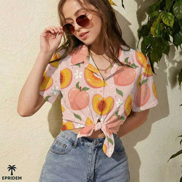 Epridem Peachy Bloom: The Sweetest Shirt for Summer Style