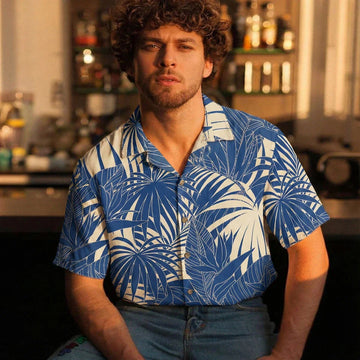 Epridem Blue Palm: The Timeless Elegance of Monochrome Tropical